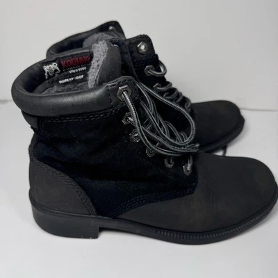 Kodiak Botas Impermeables Negras 7 Forradas de Piel Invierno Encaje Informales Todos los Días Cómodas Otoño Foto 1 de 4