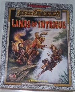 Advanced Dungeons & Dragons Forgotten Realms Lands Of Intrigue BoxedSet TSR 1997 - Imagen 1 de 16