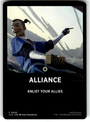 MTG Avatar: The Last Airbender: Theme Card - 0003 Alliance - Image 1 of 4