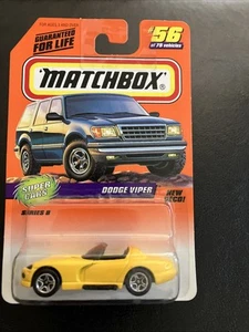 Matchbox Dodge Viper 1998 Super Cars Serie 7 # 57 ¡Casi Como Nuevo! - Imagen 1 de 3
