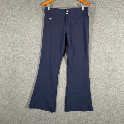 Vintage Face Off Pants Womens 16 Blue Bootcut Leg Y2K 2000s Low Rise Ladies R7 - image 1 of 4