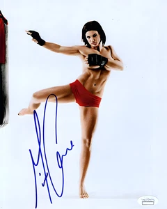 GINA CARANO SIGNED REPRINT UFC FIGHTER AUTOGRAPH 8"x10" Photograph - Picture 1 of 1