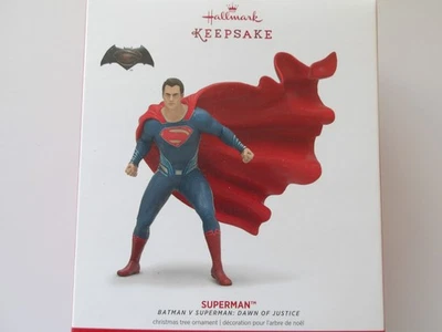 Ornamento Hallmark - Superman - Batman V Superman Dawn of Justice - 2016 - Novo na caixa - Imagem 1 de 3