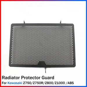 Engine Radiator Grille Protector Guard For Kawasaki Z750/Z750R/Z800/Z1000 /ABS - Picture 1 of 11
