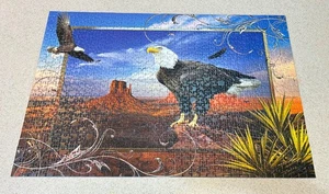 MAJESTIC EAGLE (2009 Ravensburger) -- 1000 Piece Jigsaw Puzzle -- Complete - Picture 1 of 4