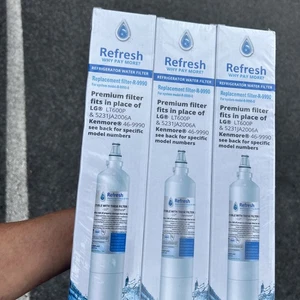 3 NUOVI - Filtro acqua di ricambio Refresh R-9990 nuovo - adatto per LG/Kenmore LT600P - Foto 1 di 17