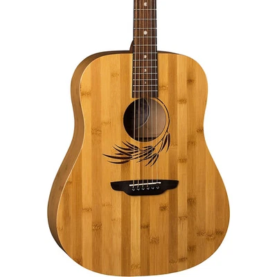 Luna Woodland Bamboo Dreadnought Acoustic Guitar Bamboo - Image 1 of 4