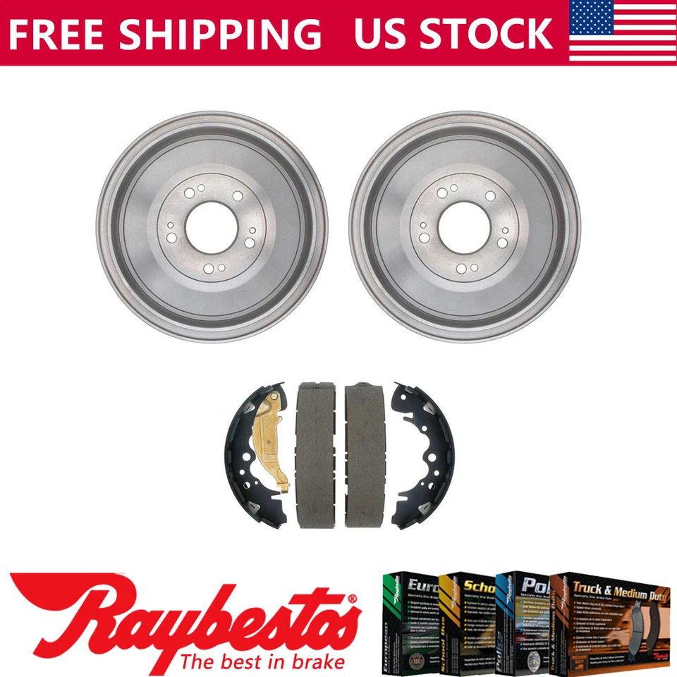 Kit de tambores de freno traseros y zapatas de freno para Kia Sedona 2002-2003 - Raybestos Foto 1 de 4