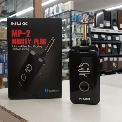 NUX Mighty Plug MP-2 Guitar Bass Headphone Amp Modeling Bluetooth USB Interface - Image 1 of 4