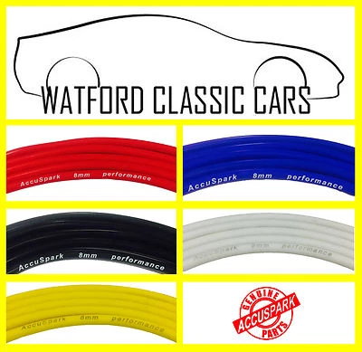 AccuSpark 8mm Performance Silicone Carbon core Ignition HT Lead /Wire/Cable,