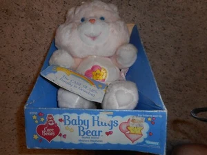 Vintage 80er Kenner 13 Zoll Care Bears BABY HUGS BEAR. Noch im Karton mit Etikett - Bild 1 von 9