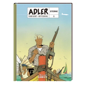 ADLER GESAMTAUSGABE 1+2 HC VZA deutsch RENE STERNE lim 99 Ex + signed Artprint - Bild 1 von 5