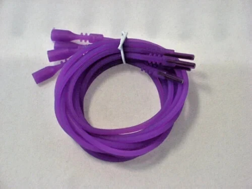 Collar Cordón Silicona Rosa Fucsia (4) Goma Suave 2mm Cierre a Presión 16" o 18" Foto 1 de 1