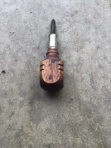 Vintage Wooden Handled Screwdriver 4” Philips Tip - Picture 1 of 5