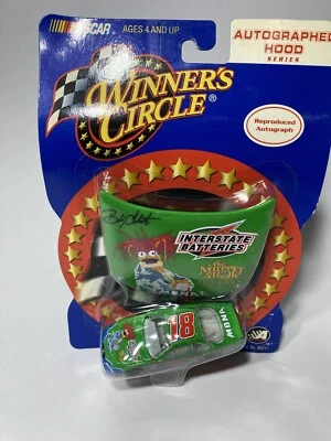 2002 NASCAR Winners Circle Bobby Labonte #18 Autographed Hood 1:64 The Muppets - Image 1 of 4