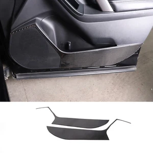 Carbon Fiber Front Door Anti-kick Panel Sticker For Subaru Forester 2013-2018 - Picture 1 of 12