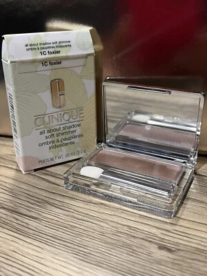Clinique All About Shadow Single in 1C FOXIER - SOFT SHIMMER NIB Eyeshadow - Image 1 of 4