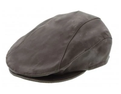 AUSTRALIAN MADE Jacaru Hat Kangaroo Skin Drivers Cap - Brown - image 1 of 3