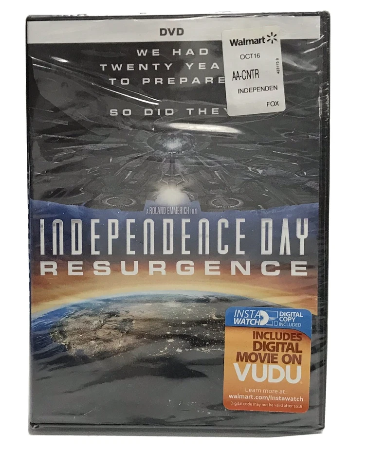 Independence Day Resurgence DVD The Movie Jeff Goldblum Liam Hemsworth 2016