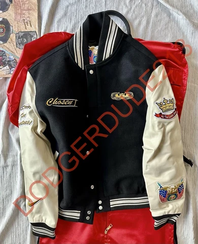 RARE Hand Signed Jeff Hamilton x Nike x Lebron James Large Leather Jacket + Bag Cover