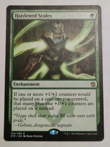 MTG Hardened Scales Khans of Tarkir Nm  - Picture 1 of 2