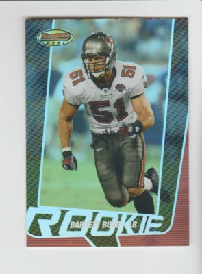 2005 Bowman's Best #93 Barrett Ruud RC. Nebraska Cornhuskers HOF - Image 1 of 2