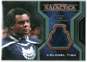 BATTLESTAR GALACTICA COLONIAL WARRIORS COSTUME CC10 TERRY CARTER AS COLONEL TIGH