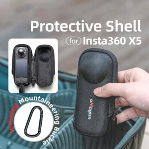 Fleece Lining Storage Protective Bag Bottom Opening For Insta360 X5 Camera - Picture 1 of 14