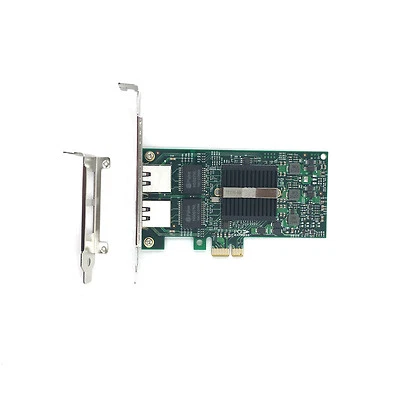 Dual Port PCI-EX1 OEM Intel 82575EB E1G42ET/EF/E1G44ET Gigabit Server Adapter - Image 1 of 4