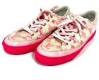 LOUIS VUITTON Monogram Sneakers Shoes 42 Pink X White Authentic Men Used