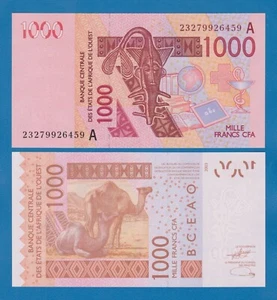 2023 !!! West African States 1000 Francs P 115A 2023 (2003) UNC "A" Ivory Coast - Picture 1 of 1