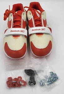 Reebok J.W. Foster LJ/PV Unisex Pista y Campo Talla 9.5 Blanco/Naranja/Rojo Nuevo - Imagen 1 de 9