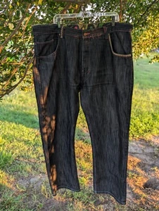 Akcess Jeans Size W44xL32 Akcess Denim Jeans Distressed Hip Hop Skateboards Jean - Picture 1 of 12