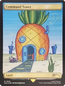 Magic the Gathering x Spongebob Secret Lair Command Tower (7012) Foil - Picture 1 of 1