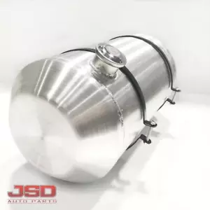 11 5/8 Gallon 12'' x24" 3/8NPT Outlet End Fill Spun Aluminum Gas Tank Fuel Tank - Picture 1 of 9