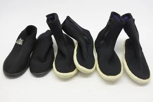 3 paia stivali/scarpe subacquee SCUBA: 2 AKONA taglia 8 e 1 immersioni in mare profondo taglia 7-3 paia lotto - Foto 1 di 21
