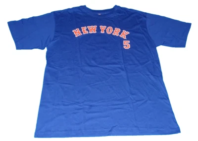 David Wright New York Mets MLB Baseball Merchandise Blue Shirt Jersey Men’s 2XLT - Image 1 of 4
