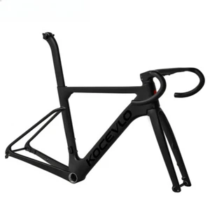 Carbon Road Bicycle Frame 440-560mm Frameset Full Internal Cable 700x32C Tire - Picture 1 of 48