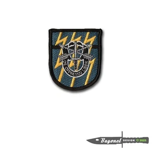 12th SFG (A) Embroidered Patch w/ Hook and Loop Backing - 3" X 3 1/4" nonmerrow - Picture 1 of 2