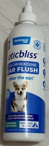Vetnique Oticbliss Medicated Dog Ear Infection Treatment, Antiseptic Ear Clea.. - Picture 1 of 4
