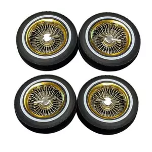 RER14434 Redcat Racing Gold Low Profile Lowrider Tires Complete (Not Glued) (4) - Picture 1 of 1