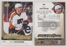 2017-18 Upper Deck Young Guns High Gloss /10 Mike Vecchione #481 Rookie RC