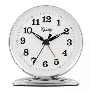 5.50 in. Large Analog Quartz Wind-Up Loud Bell Bedside Alarm Clock Display - Picture 1 of 5