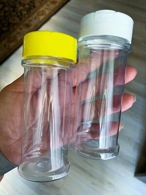 Agitadores vacíos redondos 4 oz - colores de tapa surtidos Foto 1 de 4