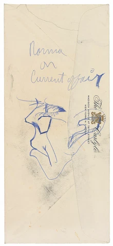 Michael Jackson Hand Drawn Sketch Not Signed BAS BECKETT LOA Cover