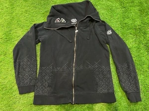 VTG 686 - Y2K Full Zip Full Zip Collar Becomes Scarf Grunge  - Women Size Large - Picture 1 of 9