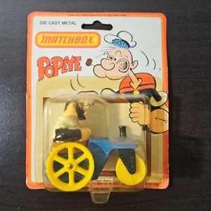 Vintage Popeye Matchbox Die Cast Metal Bluto's Road Roller Toy - Picture 1 of 8