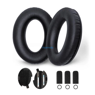 MARKENLOS Ear Pads for Bose A20 Aviation Headset Comfort Leather, Foam Filter, 3 Mic Muffs