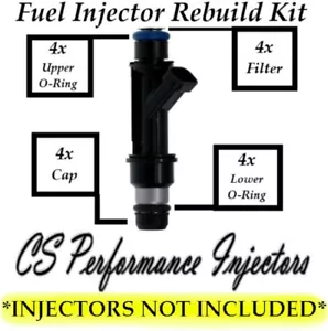Fuel Injectors Rebuild Repair Kit fits 25321369 for 99-02 Chevy Pontiac 2.4 I4 - Foto 1 di 1