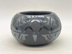 Native American Santa Clara Pottery Bowl Mary Sisneros - Picture 1 of 5